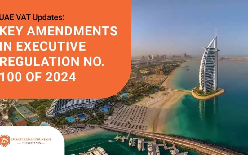 UAE VAT Updates: Key Amendments in Executive Regulation No. 100 of 2024
